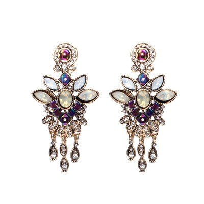 

2018 NEW HOT Noble Earings Women Fashion Dangle Earrings New Arrival Brand Crystal Drop Earring For Ball Party P1407
