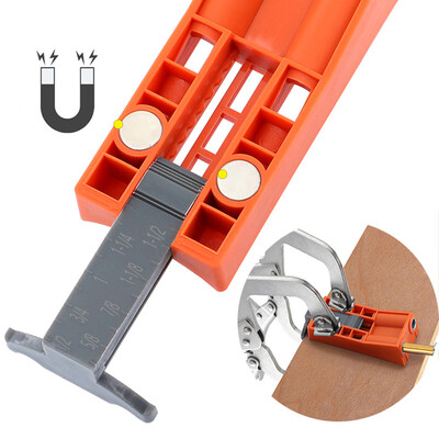 

〖Follure〗95mm Woodworking Tool Oblique Hole Locator Furniture Punching Wood Drilling