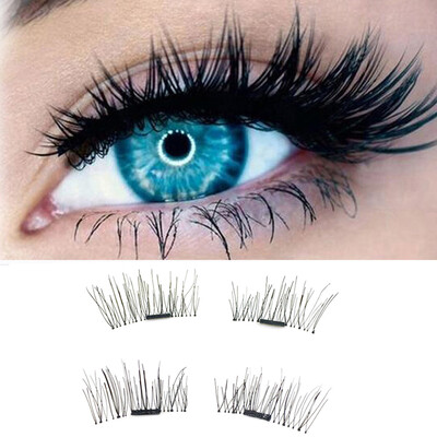 

〖Follure〗1 Pair 3D Magnetic False Eyelashes Lashes Reusable False Magnet