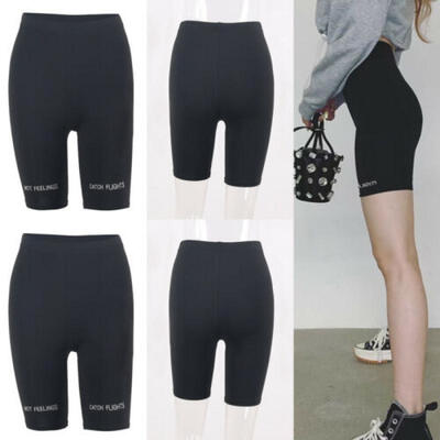 

Women High Waist Yoga Biker Shorts Cycling Gym Hot Pants Cotton Leggings Sport