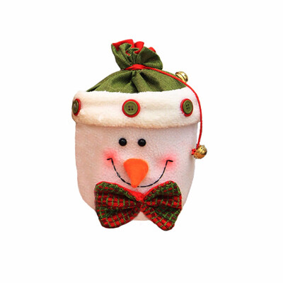 

Siaonvr New Christmas Candy Bag Gift Bag Snowman