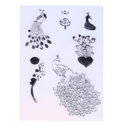 

Transparent Clear Stamp DIY Silicone Seals Scrapbooking Card 57