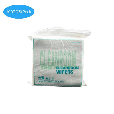 

100PCSPack Anti-static Dusting Clean Cloth Mobile Phone LCD LED Touch Repair 4" inches 1004 Fiber Cleaning Cloth