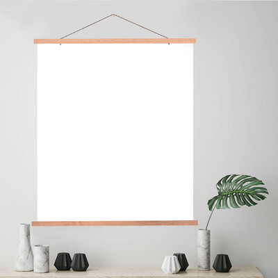 

Siaonvr 24x36 24x18 Poster Frame Light Wood Wooden Magnetic Poster Hangers Frames