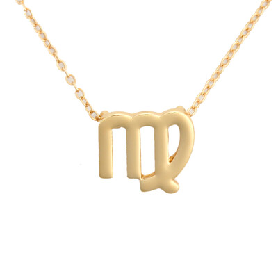 

1 Pcs Fashion Jewelry Zodiac 12 Constellation Virgo Pendant Necklace For Women Gifts