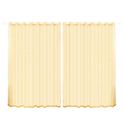 

Gezitelilun Window Screens Transparent Curtains Punch Style for Living Room