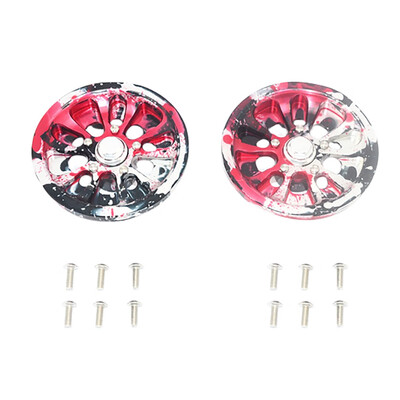 

Tailored 2pcs simulation Metal Alloy Wheel Rim Part For 110-AXIAL SCX10II UMG10 RC Car