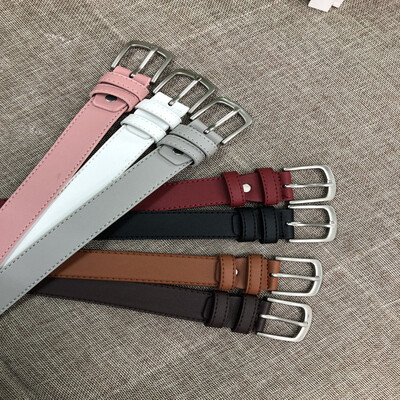 

Korean version of the new ladies wild casual pin buckle PU belt fashion popular student jeans decorative belt