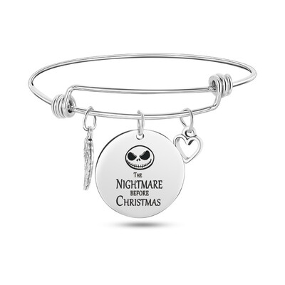 

New Fashionable Peach Heart Wing Pendant Bracelet Bracelet Stainless Steel Charm Bracelet Female Friendship Gift