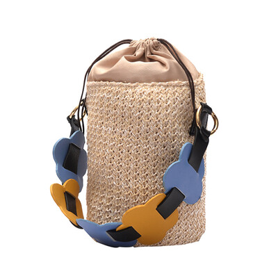 

2017 Women Summer Straw Handbag Large Capacity Bucket Bag Korean Japanese Lady Woven Beach Bag Shoulder Bag