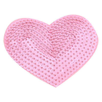 

Love Five-Pointed Star Sequined Cloth Stickers Embroidered Stick-on Patch Clothing Sewing Accessories