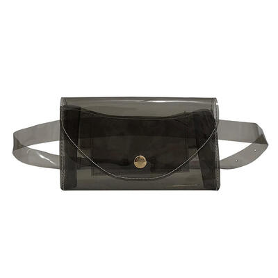 

Beach Belt Fanny Packs Waist Bags Women Transparent Jelly Chest Handbags