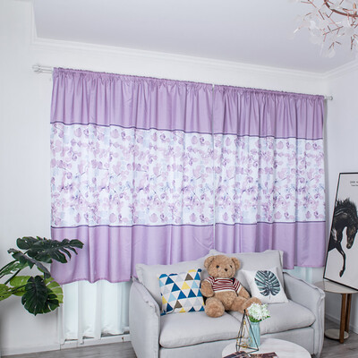 

Toponeto Leaves Curtain Tulle Window Treatment Voile Drape Valance 1 Panel Fabric