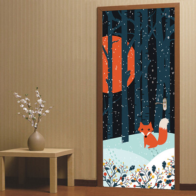 

〖Follure〗Door Sticker Decorative Painting BedroomLiving room TV Wall Decoration Wall Stic