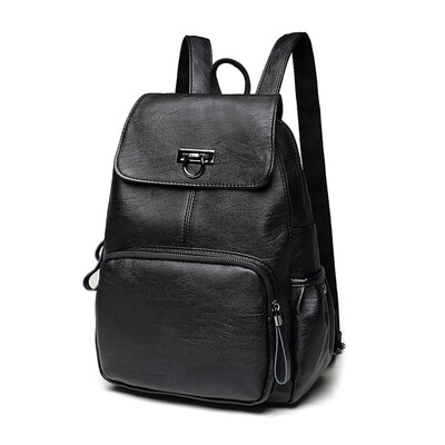 

Tailored Women Leisure Leather Fashion Large Capacity Shoulders Bag Travel Backpack