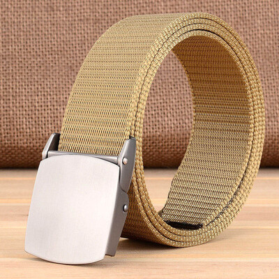 

Tactics belt Arbitrarily adjustment quality canvas Alloy Automatic buckle Men belt outdoor casual Men Military training belt