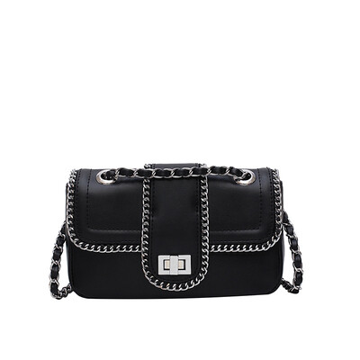 

Bags2019 handbags new small bag Korean version of the solid color womens ladies handbags womens shoulder slung small square bag