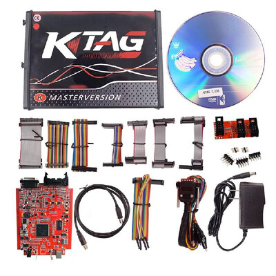 

KTAG V7020 ECU Programming Tool Unlimited Token Car Diagnostic Tool with Red PCB
