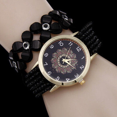 

New trend fashion ladies winding watch acrylic