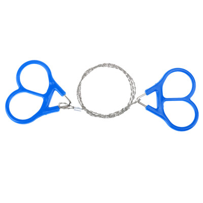 

Portable Outdoor Emergency Survival Gear Plastic Steel Wire Saw Ring Scroll