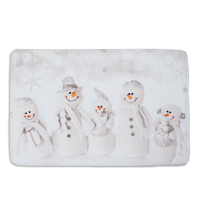 

Toponeto Christmas Floor Entrance Door Bathroom Mat Indoor Bathtub Carpet Doormats Decor