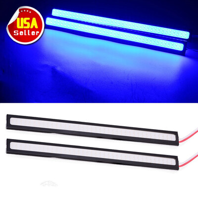 

2x 12V COB LED Super Ultra Blue Daytime Running Light Waterproof DRL Fog Lamps