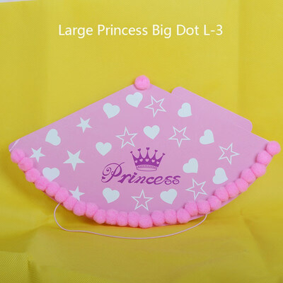 

FUNNYBUNNY Large Adult Birthday Hat Five-pointed Star Polka Dot Hat Party Decor Party Hair Ball Cap Child Birthday Party Decor