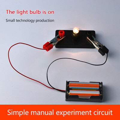 

Siaonvr Electric Circuit Kit Kids Student School Science Light Bulbs Toy Educational DIY