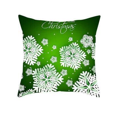 

Tailored Christmas Pillow Case Glitter Polyester Sofa Throw Cushion Cover Home Decor