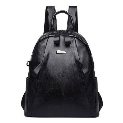 

Fashion Women PU Leather Shoulder Bag Teenage Girl College Daypack Backpack