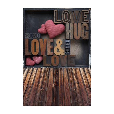 

Love Digital Photography Background Fabric Photo Prop Studio Backdrop Decor