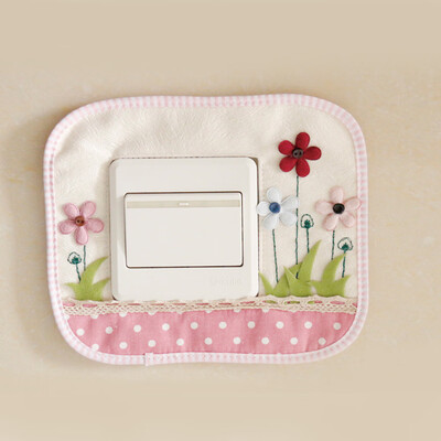 

〖Follure〗Cute Style Cartoon Switch Cover Protection Switch Handmade Fabric Home Decor