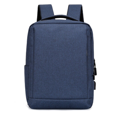 

Backpack male polyester waterproof usb computer bag school bag outdoor travel bag