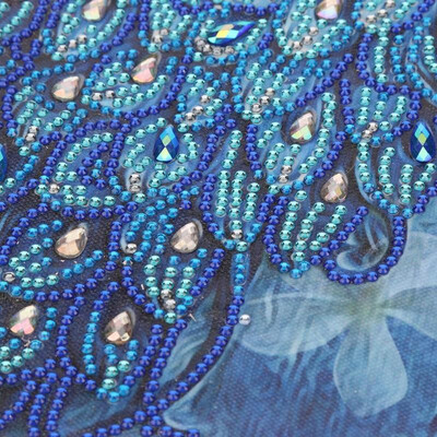 

5D DIY Special-shaped Drill Diamond Painting Peacock Cross Stitch Craft Kit