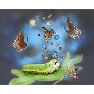 

5D DIY Full Drill Diamond Painting Cartoon Butterflies Cross Stitch Mosaic