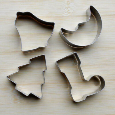 

Combination Baking Mould Biscuit Tool Series Cookies Baking Design Fruit Stainless Steel Baked mold set