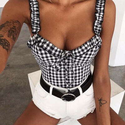 

Women Off Shoulder Casual Bralet Bra Tank Top Blouse T-Shirt Cami Tops Summer