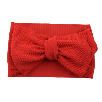 

Baby Toddler Kids Girl Large Bow Headband Hair Band Headwear Head Wrap Cotton