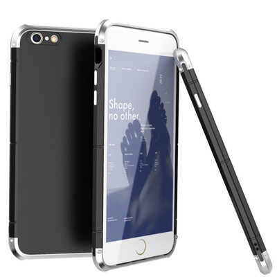 

Super Luxury For iPhone 6 6s Plus Case 360 Full Protection 3in1 Aluminum Metal PC Hard Hybrid Slim Back Cover For iPhone 6s Case