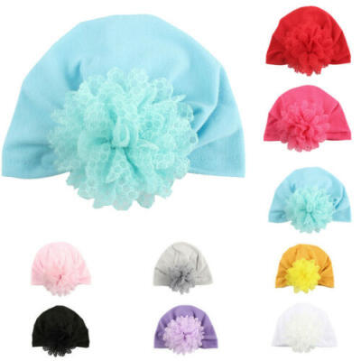 

NEW Infant Baby Floral Turban Hat Cap Beanie Knot Headband Newborn Head Wrap