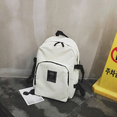 

Shoulder bag male Korean version of street personality backpack ulzzang University middle school student middle school bag female