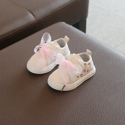 

Summer Shoes Baby Girl Breathable Anti-Slip Flower Design PU Shoes Toddler Soft Soled First Walkers