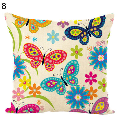 

Butterfly Printed Soft Throw Pillow Case Cushion Cover Sofa Bed Car Home Decor