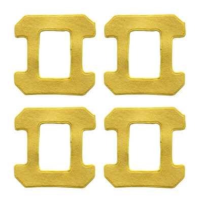 

4pcs Replacement Microfiber Wet & Dry Mop Cloth For HOBOT 268 Window Cleaning