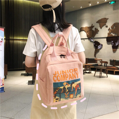 

Insfeng schoolbag female Korean version of high school backpack college students wear fashionable shoulder bags