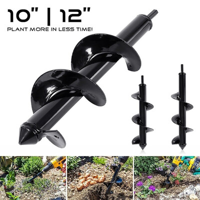 

3"x 103"x 12 Earth Auger Bit Fence Post Hole Digger Drill Bit Ground Fence Post Hole Drilling Plant Tree
