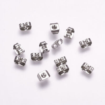

316 Stainless Steel Ear Nuts Stainless Steel Color 5x35x25mm Hole 06mm