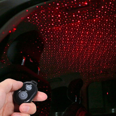 

Universal USB Plug Mini LED Car Roof Star Night Lights Projector Light Interior Atmosphere Lamp