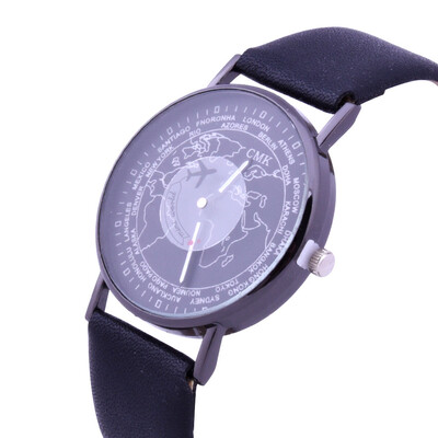 

New ladies creative aircraft pointer map watch