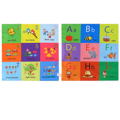 

Baby Cloth Book Soft Books Learning Animal Traffic Fruit Alphabet Bedtime Reading for Boy & Girl Early Educational Activity Toys